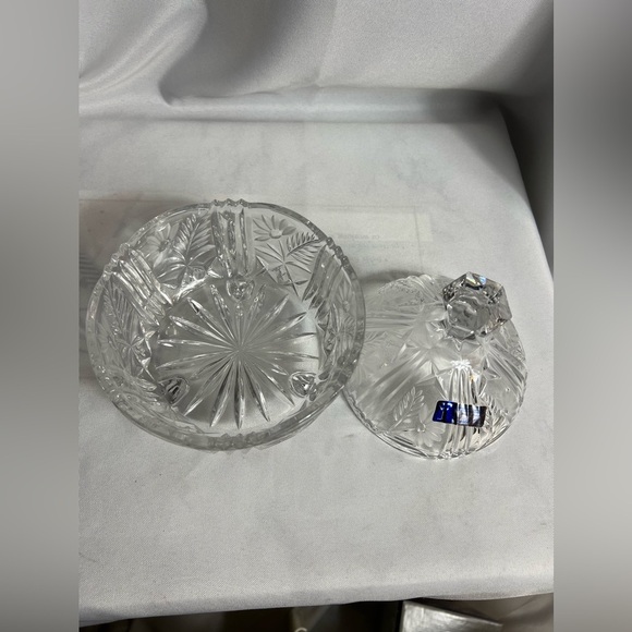 Stylesetter Margaret 24% Lead Crystal Candy Box Germany w/ Box 6.75” - Picture 6 of 10